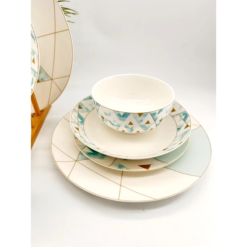Service de Table Karaca  : Style Graphique et Élégance