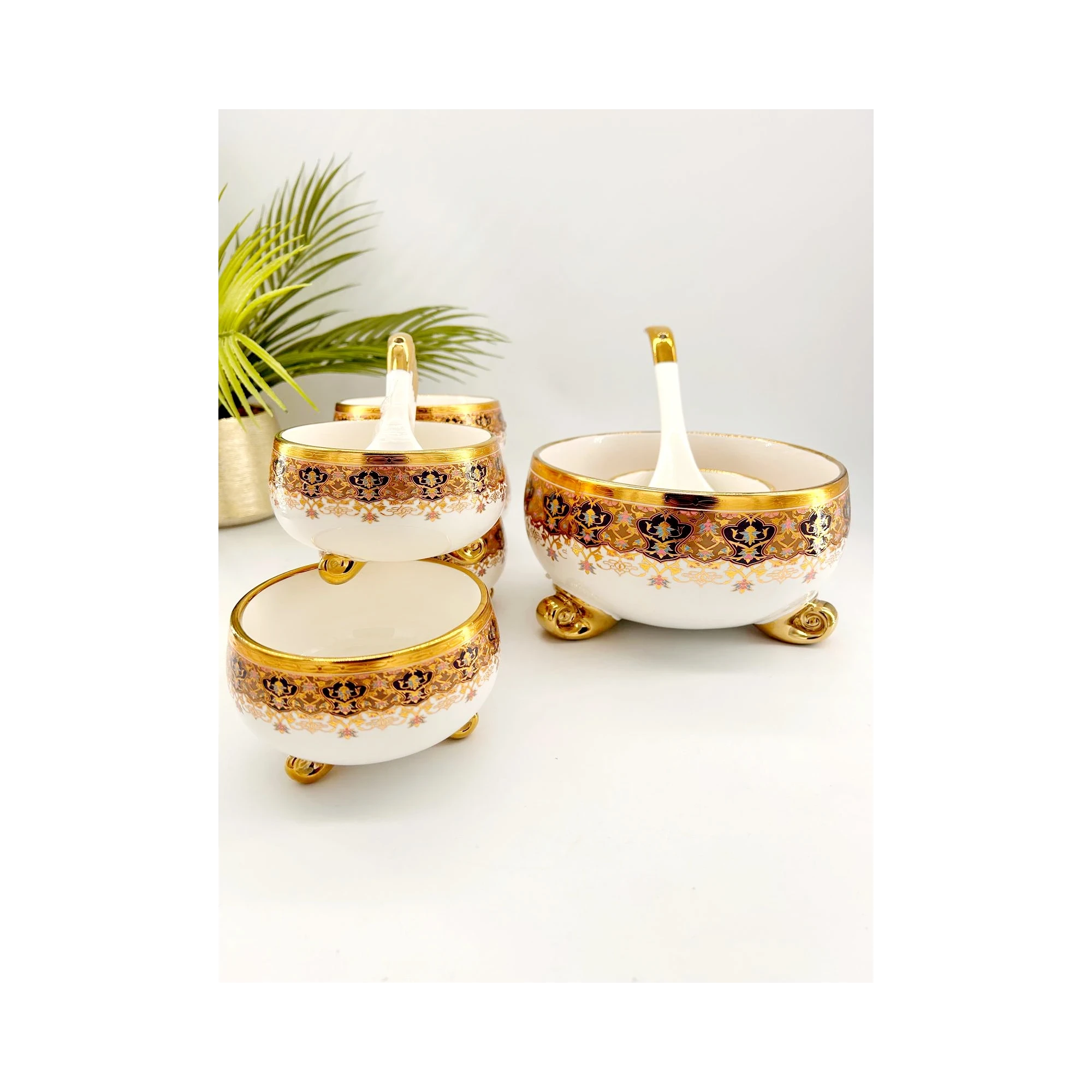 Ensemble Spécial Ramadan en Porcelaine : Motifs Orientaux