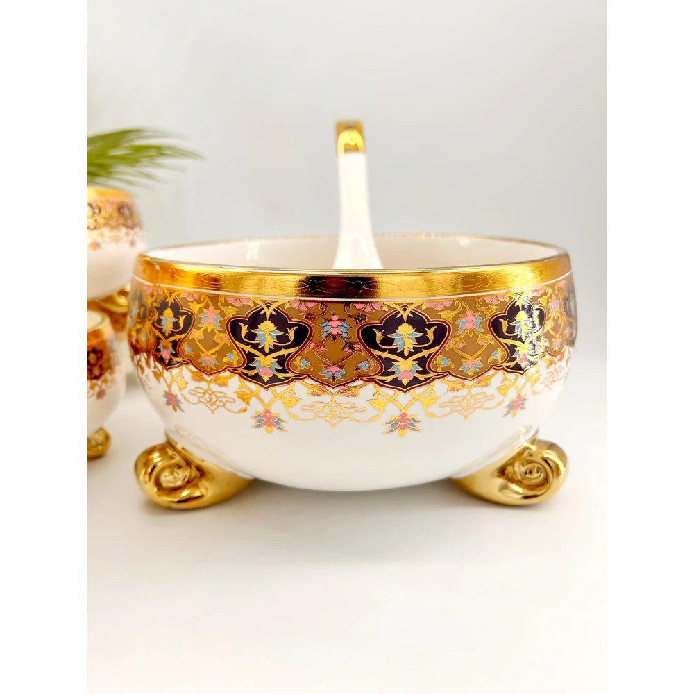 Ensemble Spécial Ramadan en Porcelaine : Motifs Orientaux