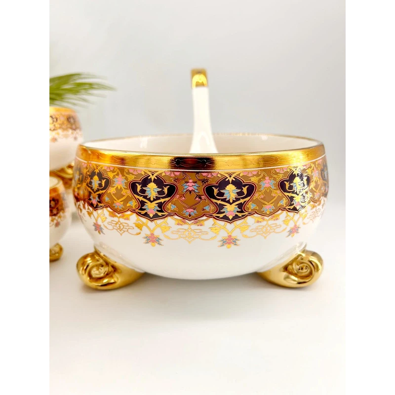 Ensemble Spécial Ramadan en Porcelaine : Motifs Orientaux