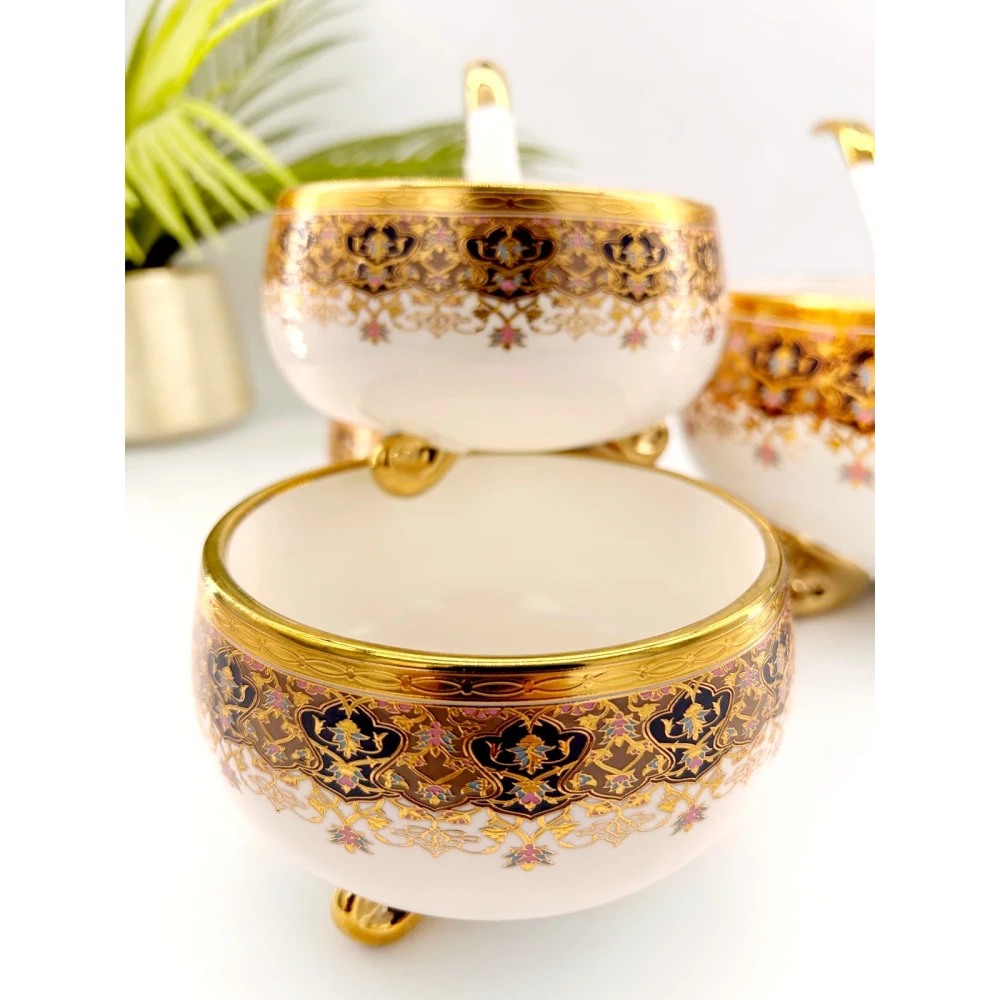 Ensemble Spécial Ramadan en Porcelaine : Motifs Orientaux