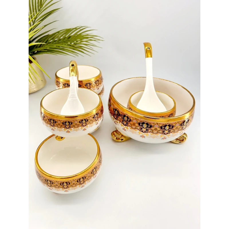 Ensemble Spécial Ramadan en Porcelaine : Motifs Orientaux