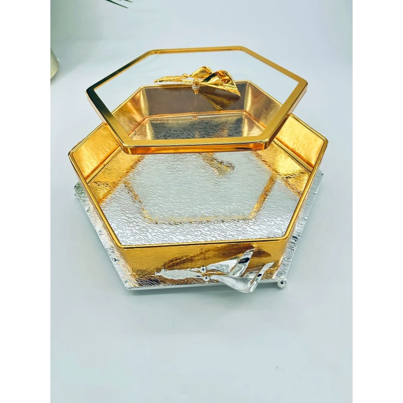 Boîte de Présentation Hexagonale avec Couvercle