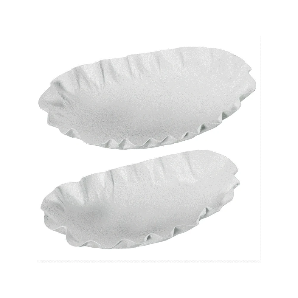 Centres de Table Ondulation Blanche – Look Moderne