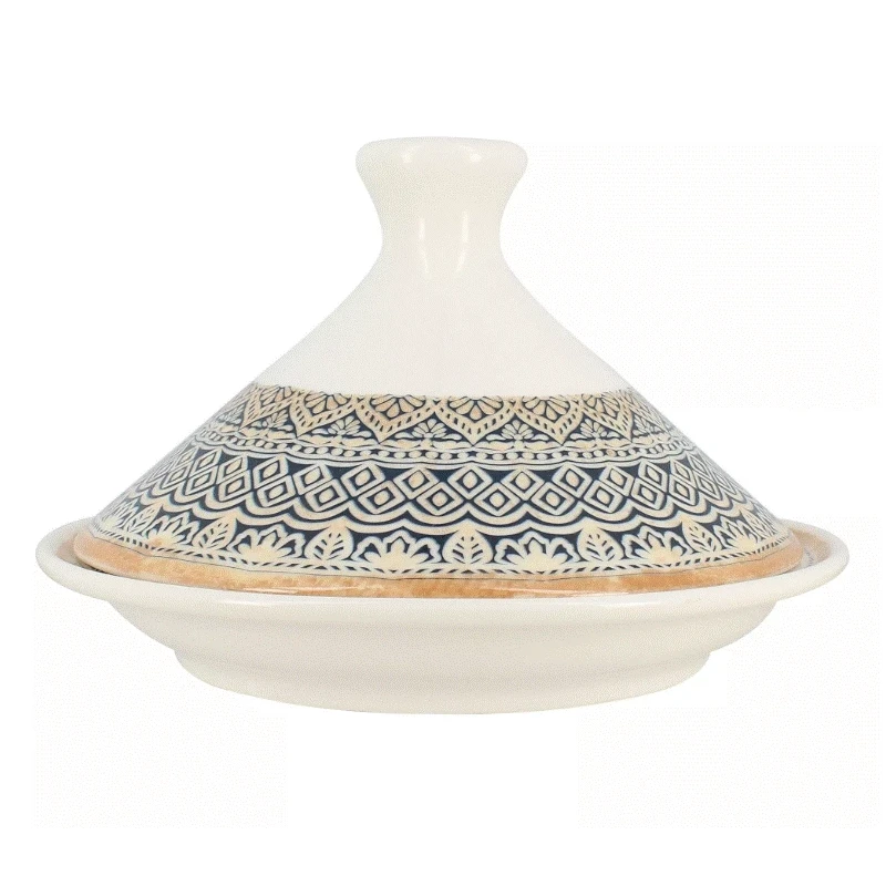 Tajine Byzance – Élégance et Tradition en Porcelaine