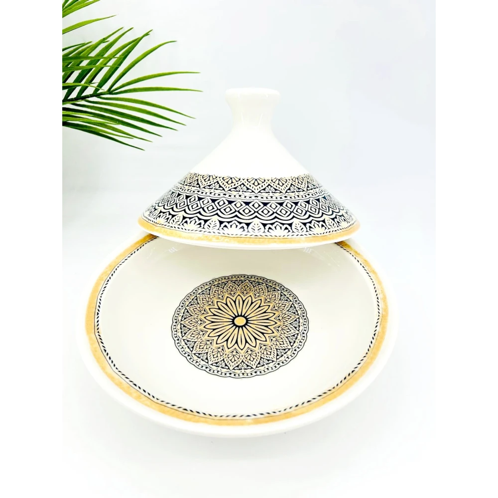 Tajine Byzance – Élégance et Tradition en Porcelaine