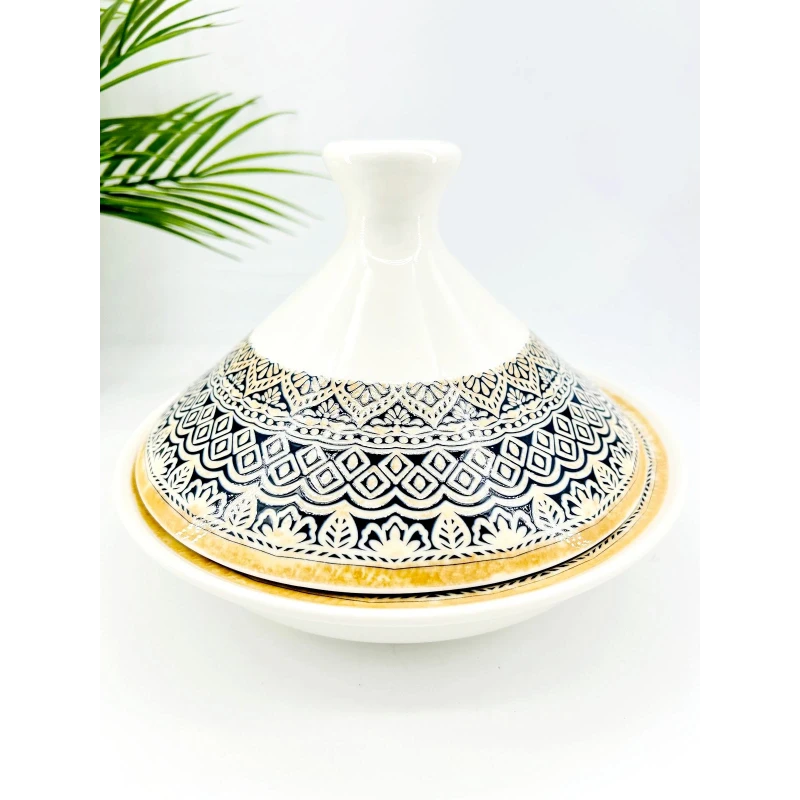 Tajine Byzance – Élégance et Tradition en Porcelaine
