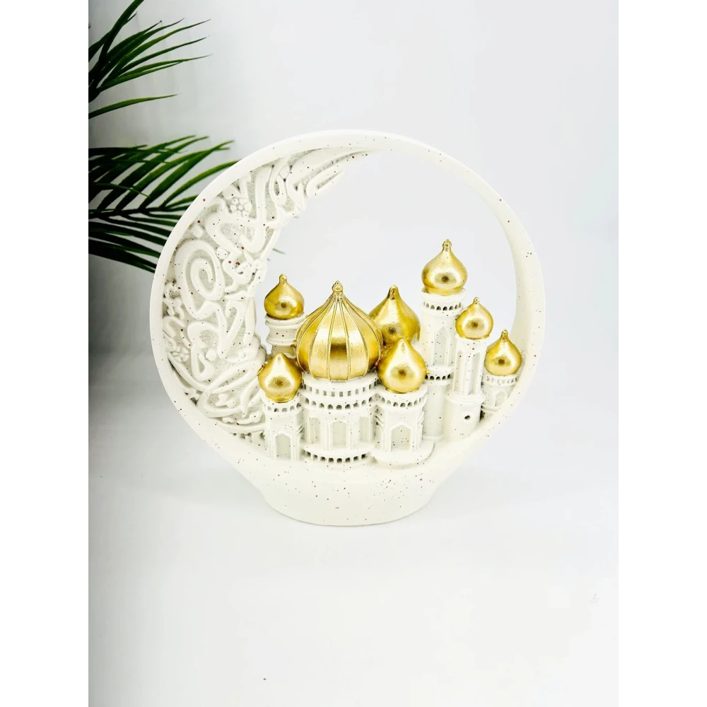 Objet décoratif oriental – Mosquée sous croissant